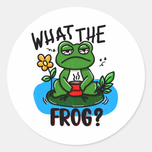 What the frog? ラウンドシール (正面)