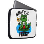 What the frog? ラップトップスリーブ (正面右)