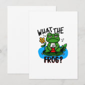 What the frog? 招待状 (正面/裏面)