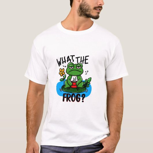 What the frog? tシャツ (正面)