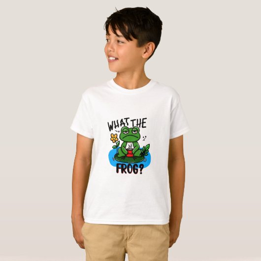 What the frog? tシャツ (正面フル)