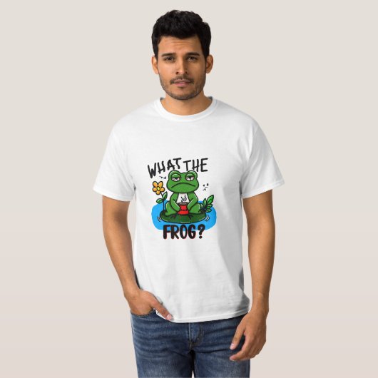 What the frog? tシャツ (正面フル)