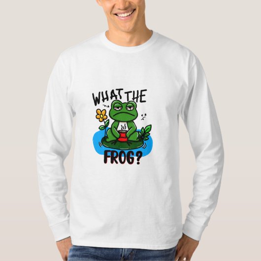 What the frog? tシャツ (正面)