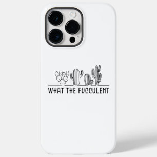 What The Fucculent Cactus Succulent Line Artミーム Case-Mate iPhone 14 Pro Maxケース