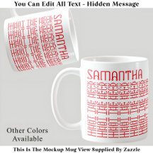 What The Heck Editable Hidden Message 153RWスラング