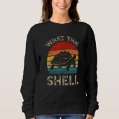 What The Shell for a Reptile Shell スウェットシャツ (正面)
