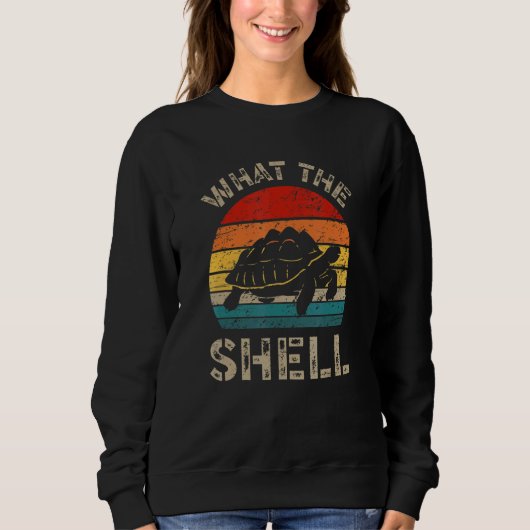 What The Shell for a Reptile Shell スウェットシャツ (正面)