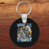 What The Sigma Cool Funny Alpha Wolf Werewolf Boot キーホルダー (正面)