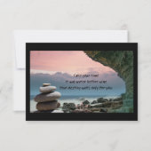 What Waits招待状 招待状 (正面)