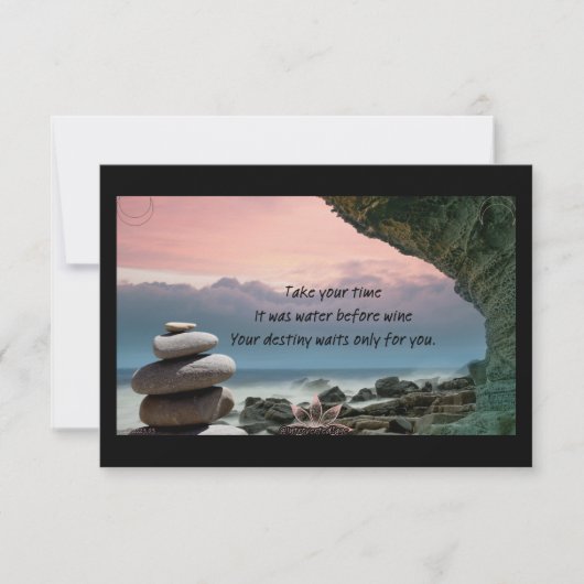 What Waits招待状 招待状 (正面)