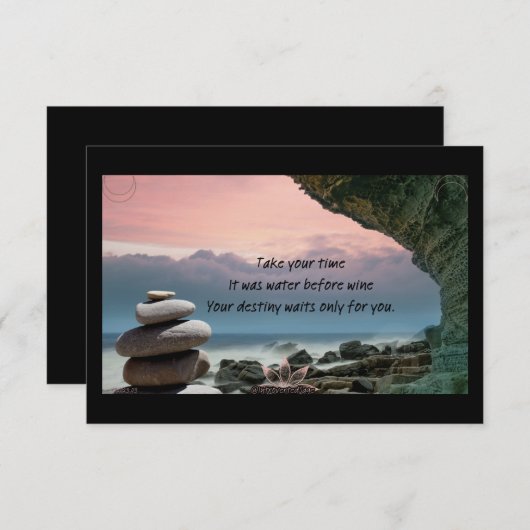 What Waits招待状 招待状 (正面/裏面)