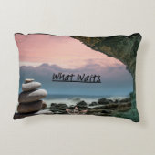 What Waits Accent Pillow アクセントクッション (裏面)