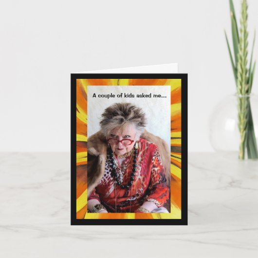 What was it like for me growing up? card カード (正面)