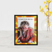 What was it like for me growing up? card カード (黄色い花)