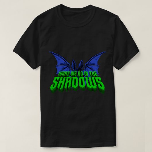 What We Do in the Shadows Bat Logo T Shirt Essenti Tシャツ (デザイン正面)