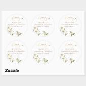 What Will Baby Be Gender Reveal ラウンドシール (シート)