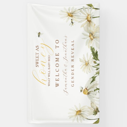 What Will Baby Be Gender Reveal Banner 横断幕 (縦)