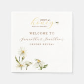 What Will Baby Be Gender Reveal Napkin スタンダードカクテルナプキン (正面)