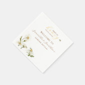 What Will Baby Be Gender Reveal Napkin スタンダードカクテルナプキン (角)