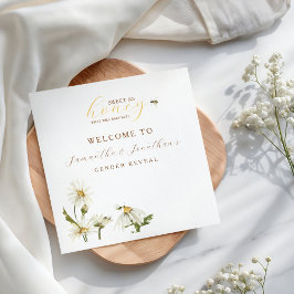 What Will Baby Be Gender Reveal Napkin スタンダードカクテルナプキン