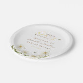 What Will Baby Be Gender Reveal Paper Plate ペーパープレート (アングル)