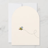 What Will Baby Bee? Gender Reveal Couples Shower 招待状 (裏面)