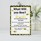What Will Bey Baby Shower招待状 招待状 (スタンド正面)