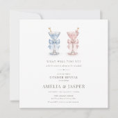 What Will Tini Be Minimal Chic Gender Reveal セーブザデート (正面)