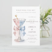 What Will Tini Be Simple Gender Reveal 招待状 (スタンド正面)