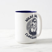 What Would Florence Do? Florence Nightingale Retro ツートーンマグカップ (正面右)