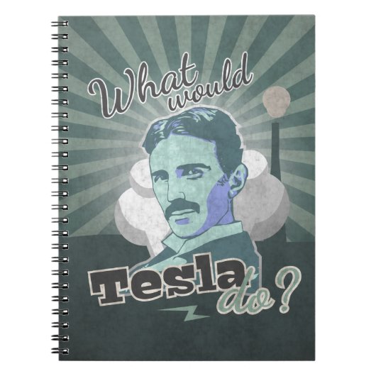 What would Tesla Do? ノートブック (正面)