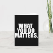 What You Do S Motivation Life  カード (正面)