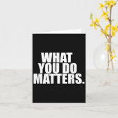 What You Do S Motivation Life  カード (黄色い花)