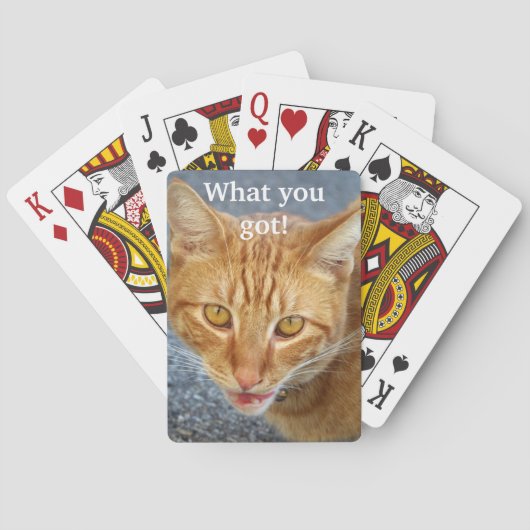 What you got!_Bicycle® トランプ (裏面)