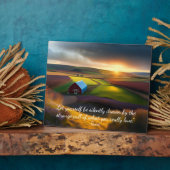 What You Love Rumi引用文牧歌的なシーンTabletop フォトプラーク (側面)