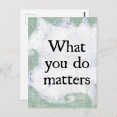 What You Mattersはがき ポストカード (正面/裏面)