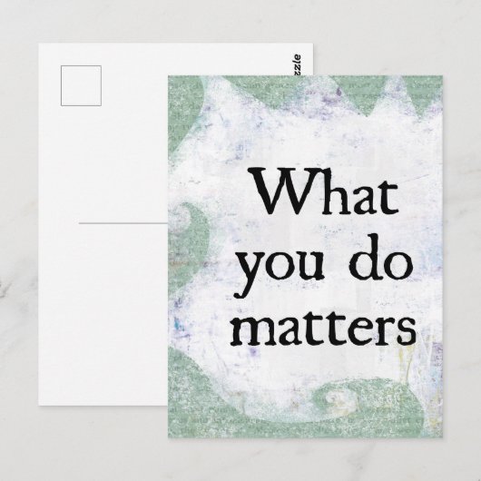 What You Mattersはがき ポストカード (正面/裏面)