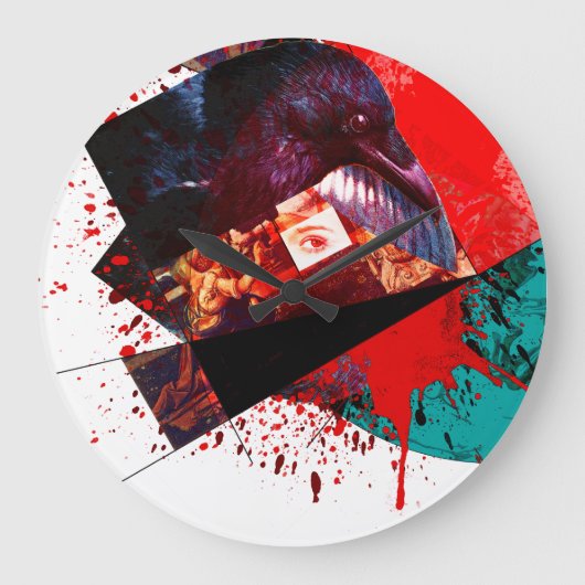 What you see in that eye ラージ壁時計 (正面)