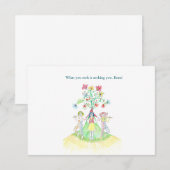 What you seek is seeking you. サンキューカード (正面/裏面)