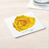 What you seek is seeking you. スクエアペーパーコースター (アングル)