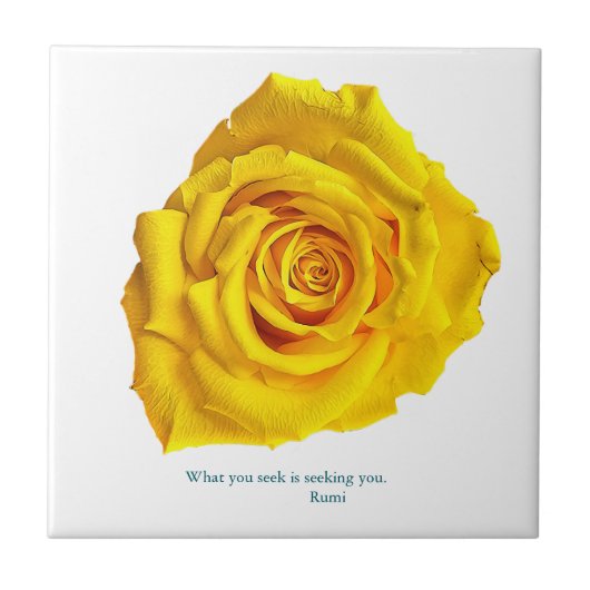 What you seek is seeking you. タイル (正面)