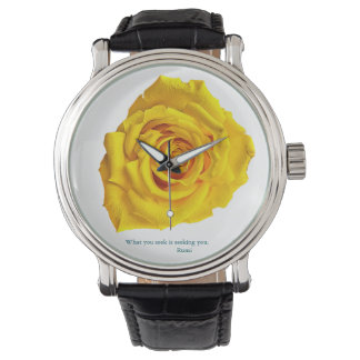 What you seek is seeking you. 腕時計