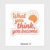 What You Think, You Become シール (シート)