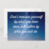 What You Will Do引用文 ポストカード (正面/裏面)