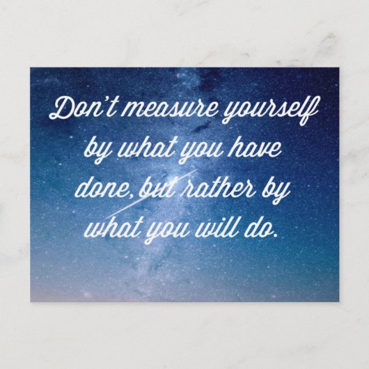 What You Will Do引用文 ポストカード (正面)