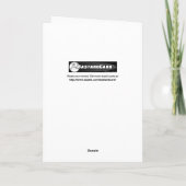 Whatchaのすることか。 -ブランクの中の挨拶状 カード (裏面)