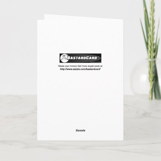 Whatchaのすることか。 -ブランクの中の挨拶状 カード (裏面)