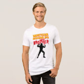 Whatcha Gonna Do Brother Wrestling Fan トライブレンドＴシャツ (正面全面)