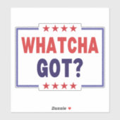 Whatcha Kamala Harris 2024選挙得民主党員 シール (シート)