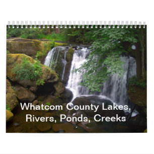 whatcom County湖、川、池、入り江 カレンダー
